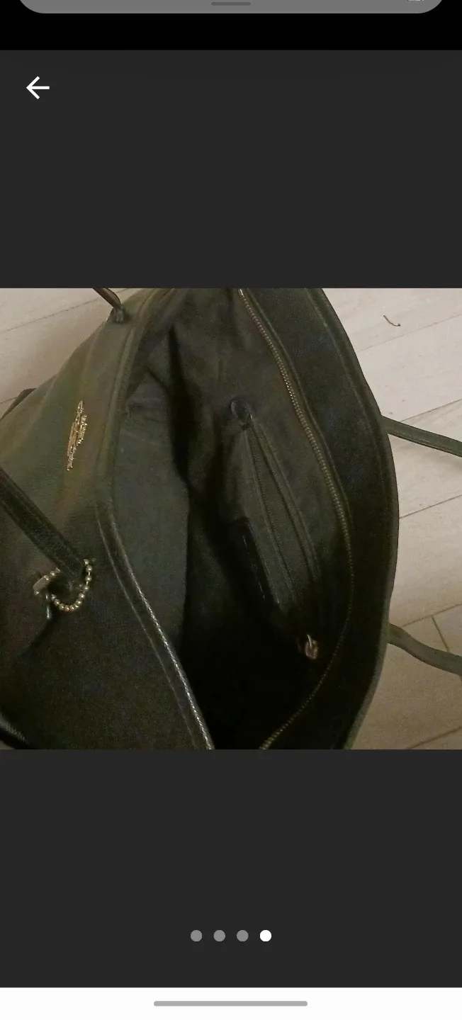 Coach Black Tote Bag image indicator(4)