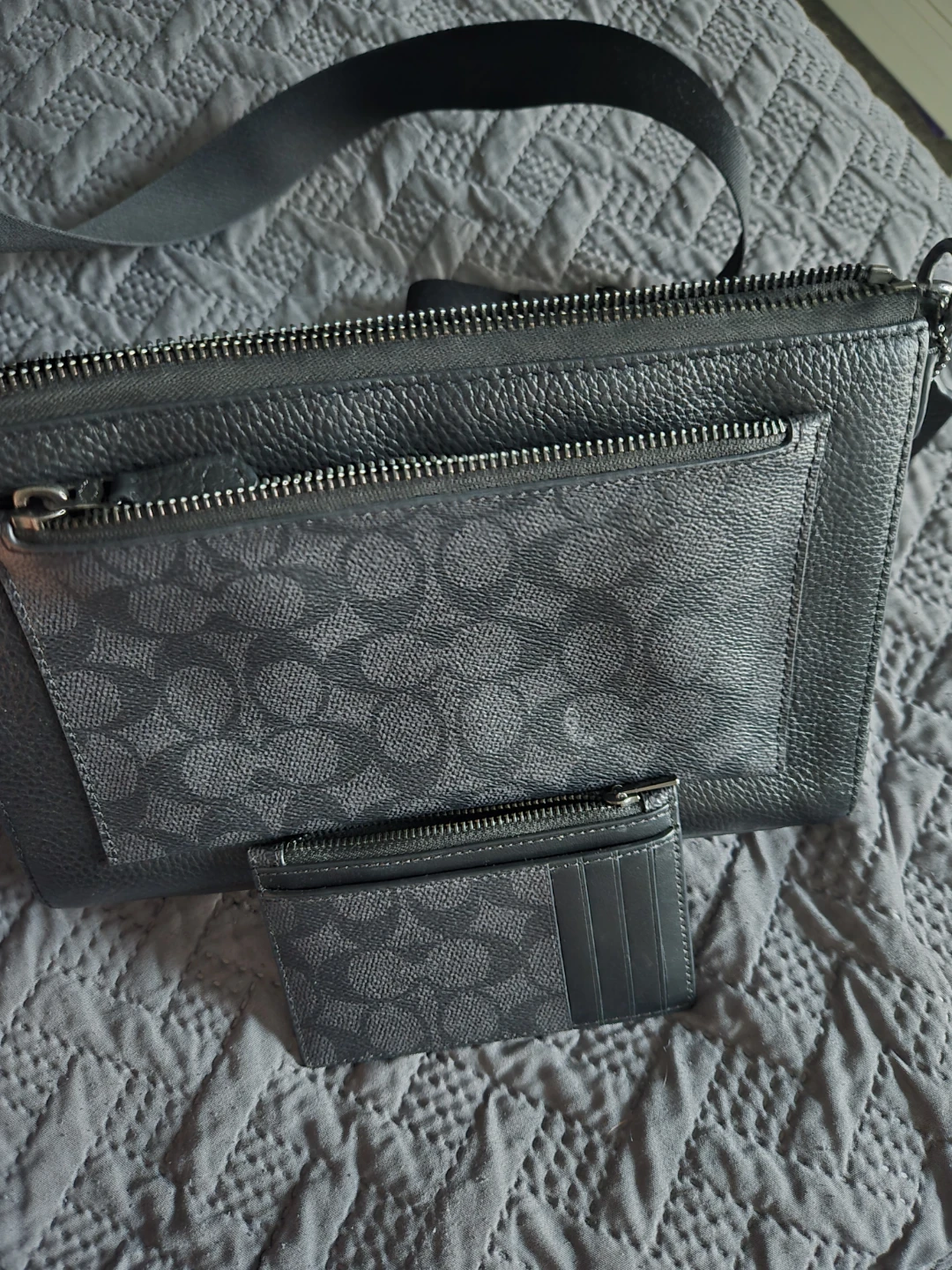 Coach Crossbody Bag with Card Holder & Coin Pouch - photo 3