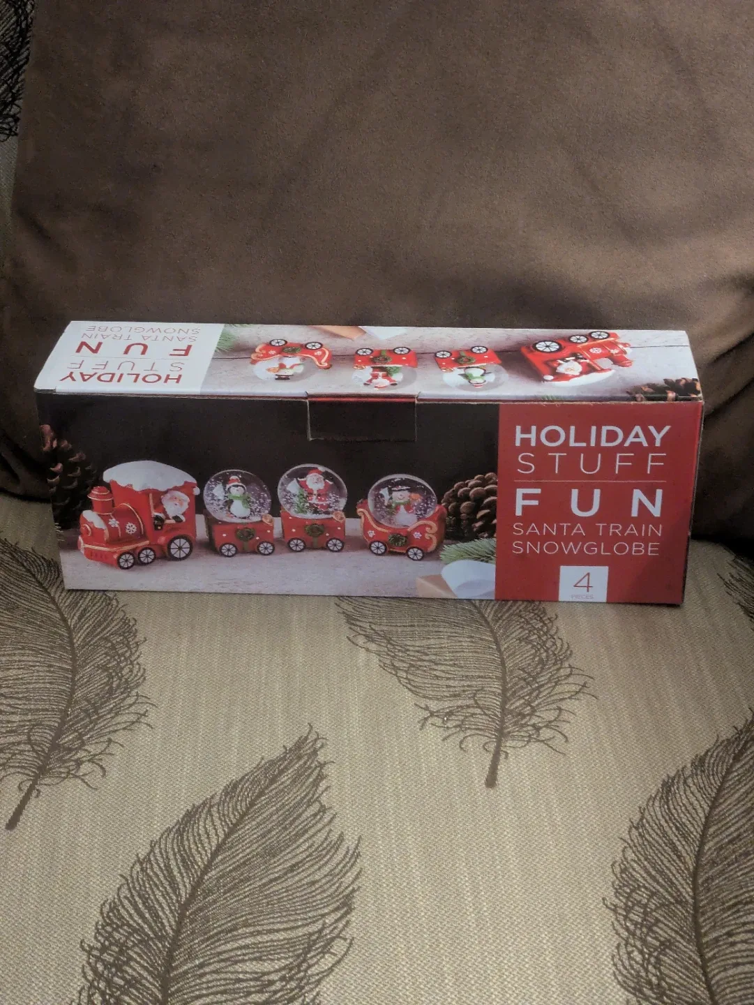 Holiday Stuff Fun Santa Train Snowglobe