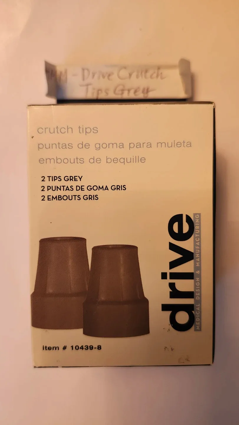Brand New Drive Crutch Tips - Grey image indicator(5)