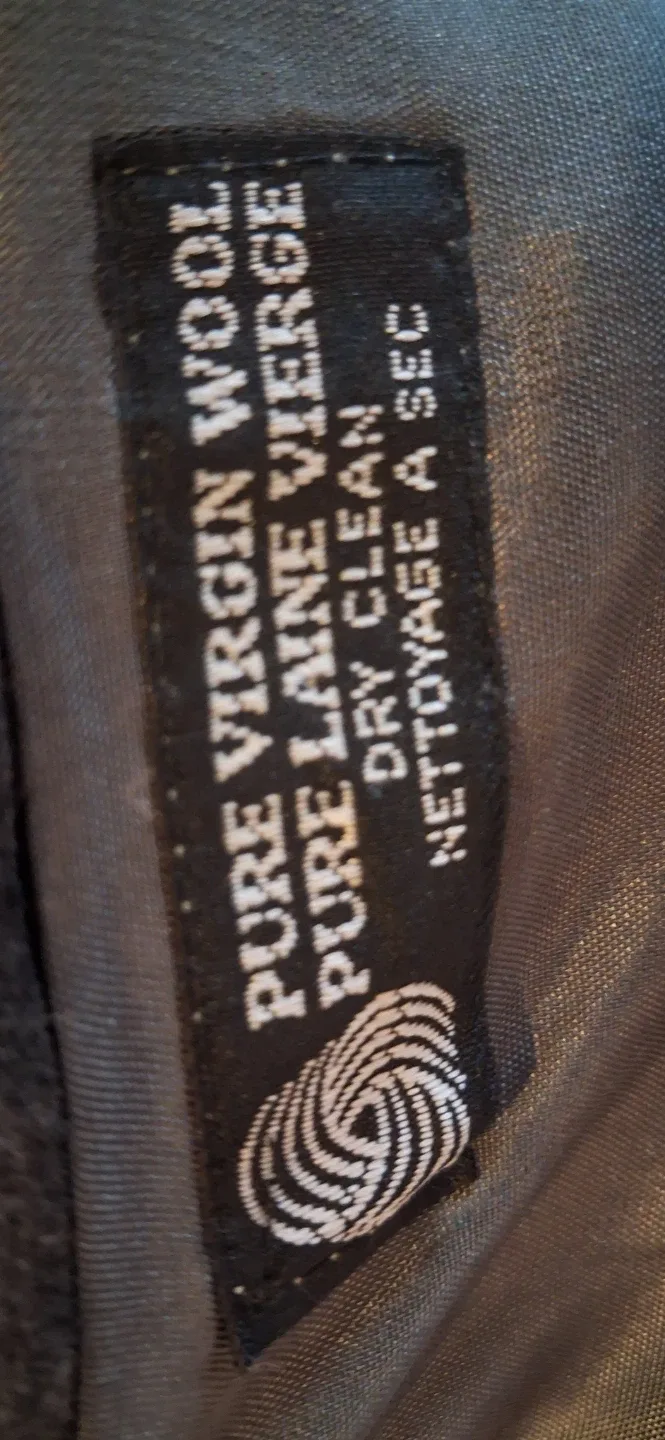 Grey Pinstripe Pure Virgin Wool Blazer image indicator(5)