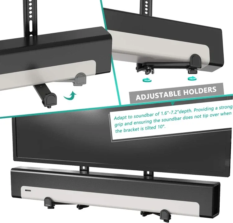 Universal Sound Bar Mount - Adjustable Holder for Samsung image indicator(4)