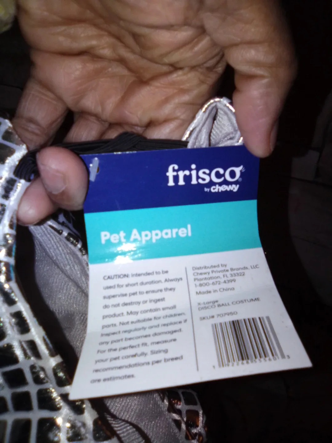 Sz Lrg  pet costume disco ball image indicator(4)