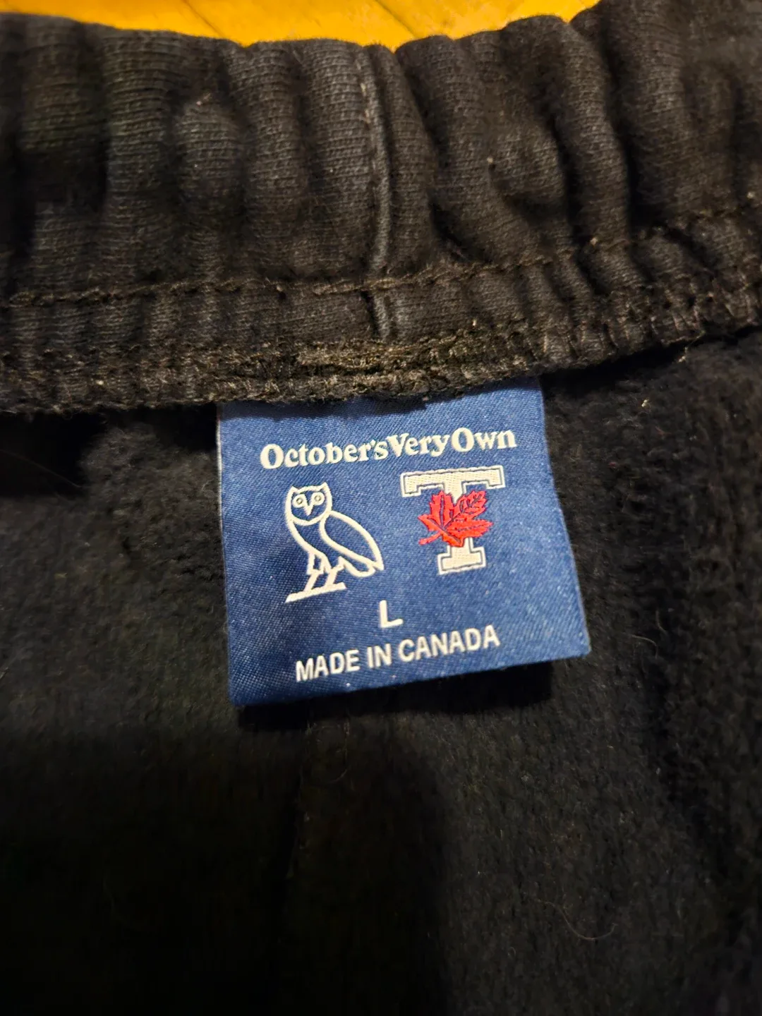 October's Very Own (OVO) Black Sweatpants - Size L image indicator(4)