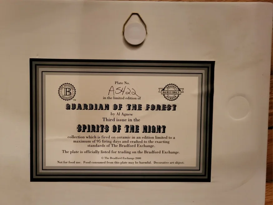 Bradford Exchange Limited Edition Wolf Plates image indicator(3)