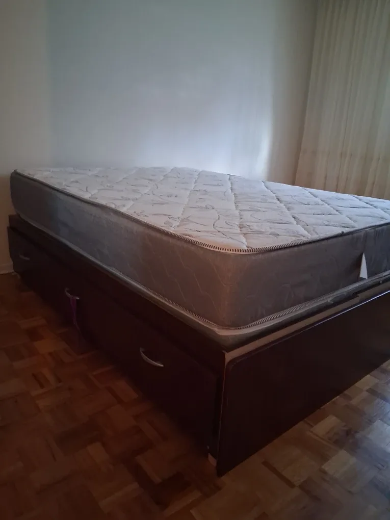 Double Bed Frame & Mattress