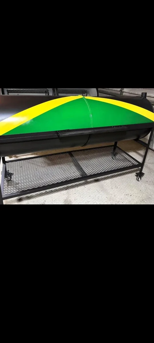 Custom Double Barrel Drum Grill image indicator(2)