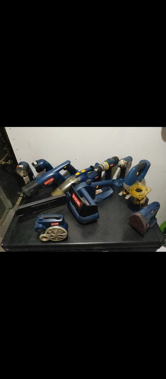 Power tools ryobi and mixed