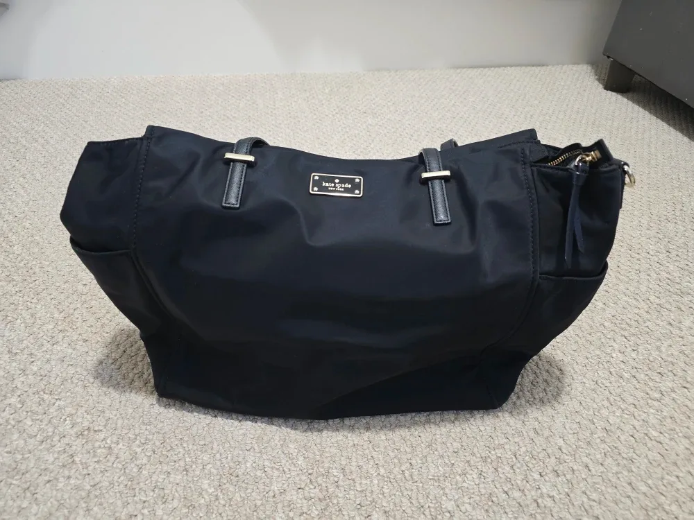 Kate Spade Black Diaper Bag Tote