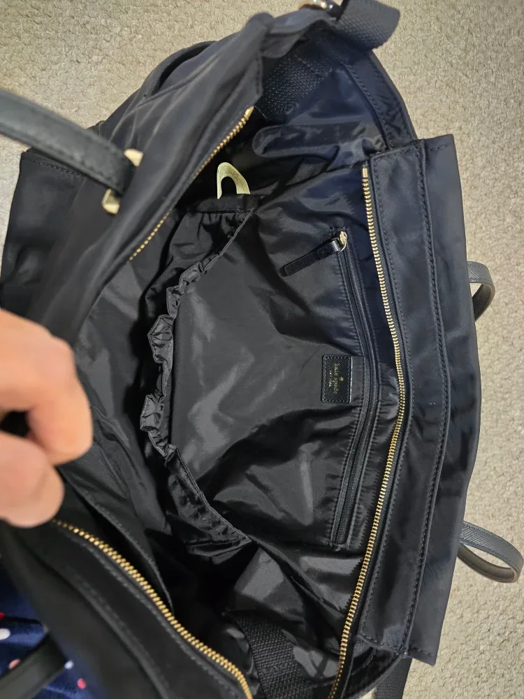 Kate Spade Black Diaper Bag Tote image indicator(3)