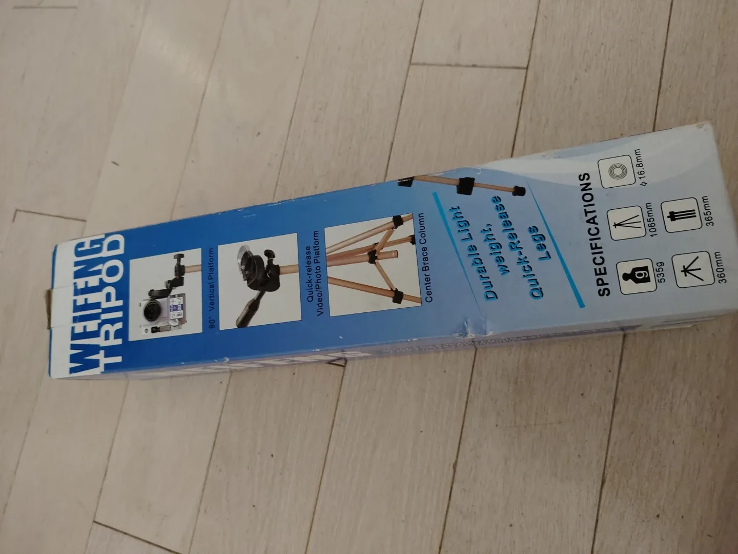 🥕Weifeng WT3111 Photo/Video Tripod, New in Box thumbnail