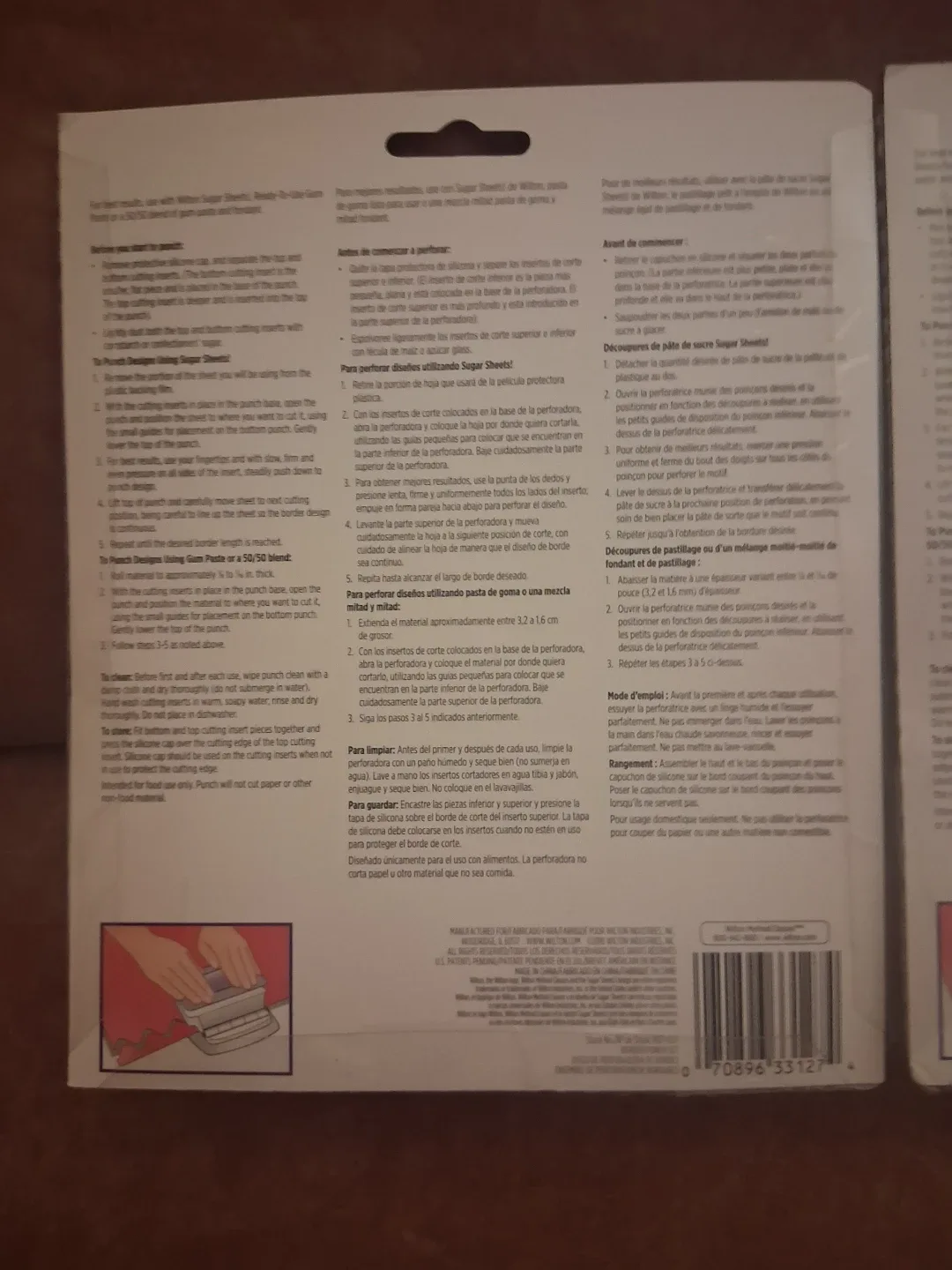 Wilton Gum Paste Board & Sugar Sheets Punch Set, image indicator(6)