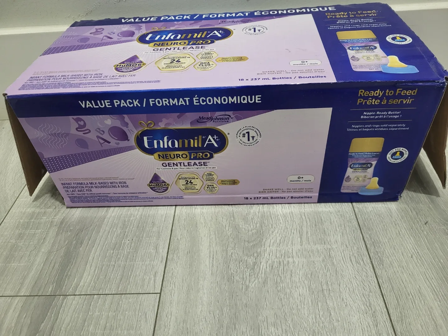 Enfamil A+ NeuroPro Gentlease Ready to Feed - New