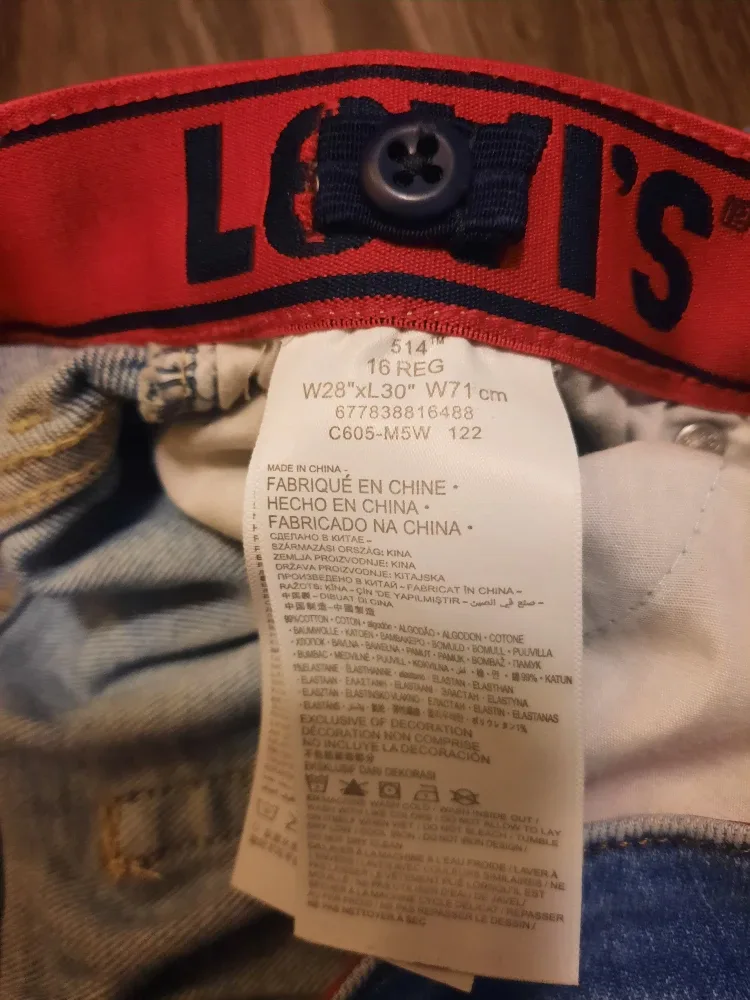 Levi's 514 Denim Pants Boys Size16 image indicator(2)
