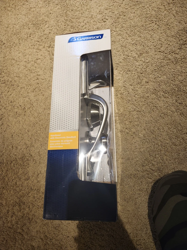 New Garrison Electronic Deadbolt Handle Set - photo 3