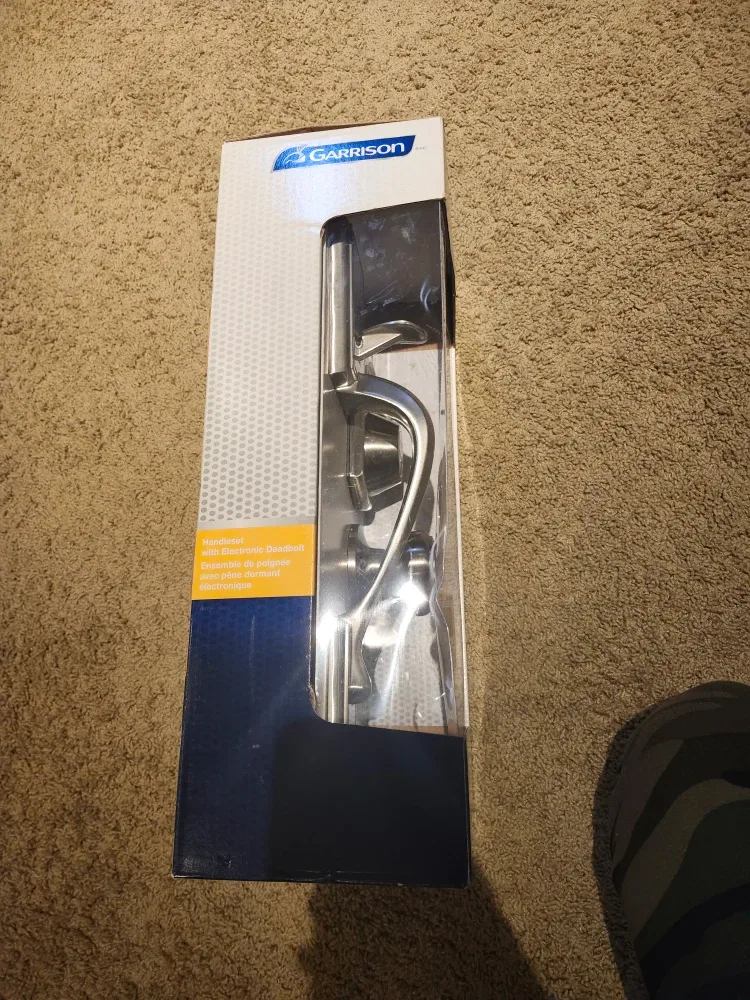 New Garrison Electronic Deadbolt Handle Set image indicator(3)