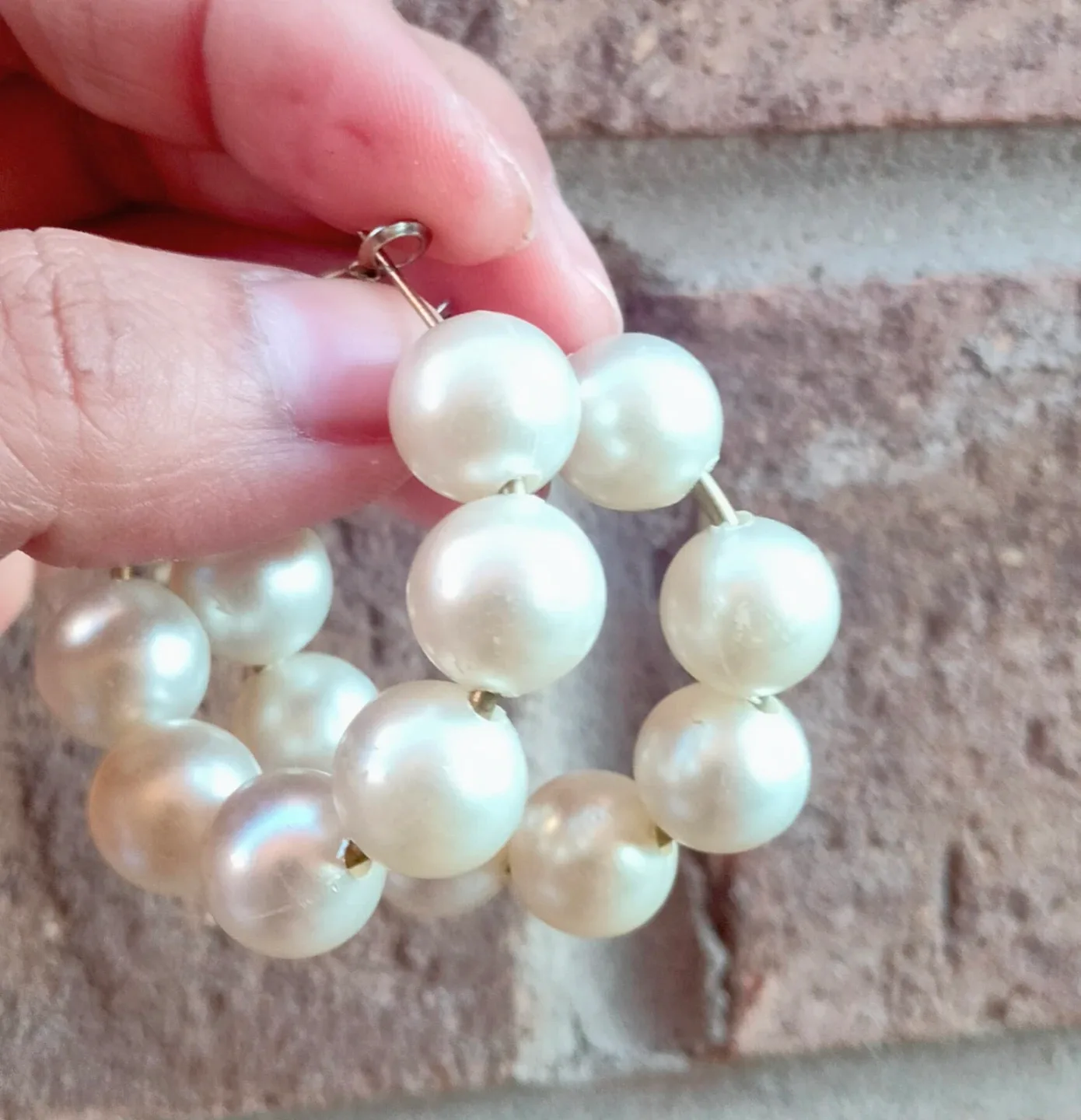 Pearl Beaded Earings (Big & small) image indicator(3)