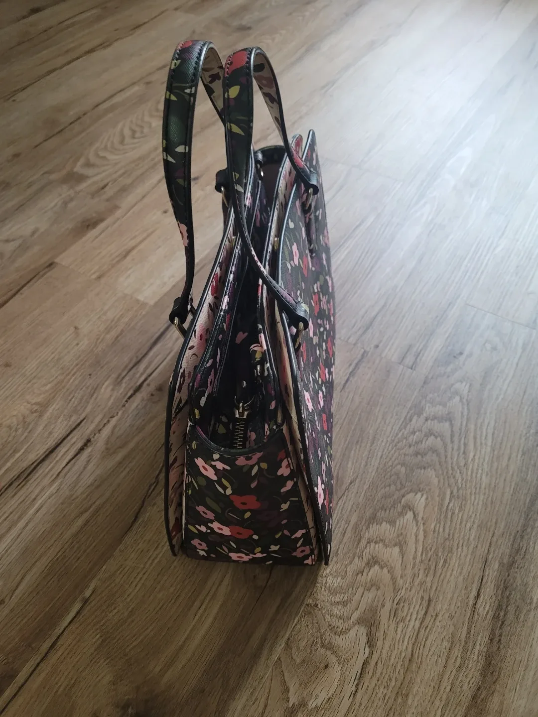 Kate Spade Floral Satchel Handbag image indicator(4)