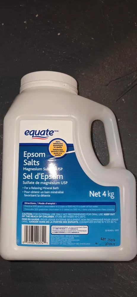 Equate Epsom Salts - 4 kg