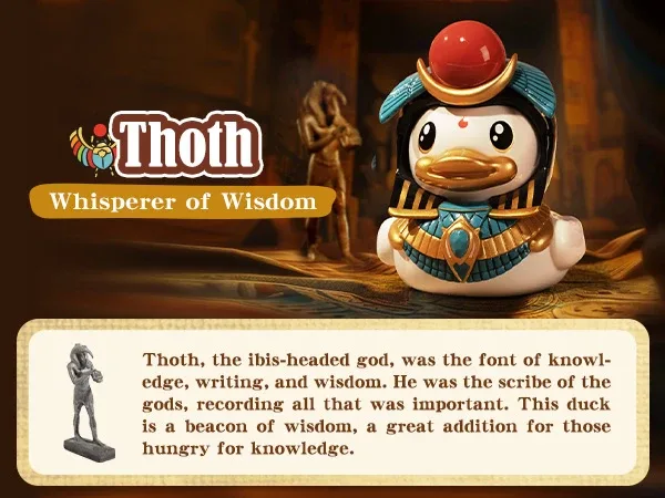 B.Duck x British Museum, Egyptian God Collectible Duck Figurines image indicator(10)