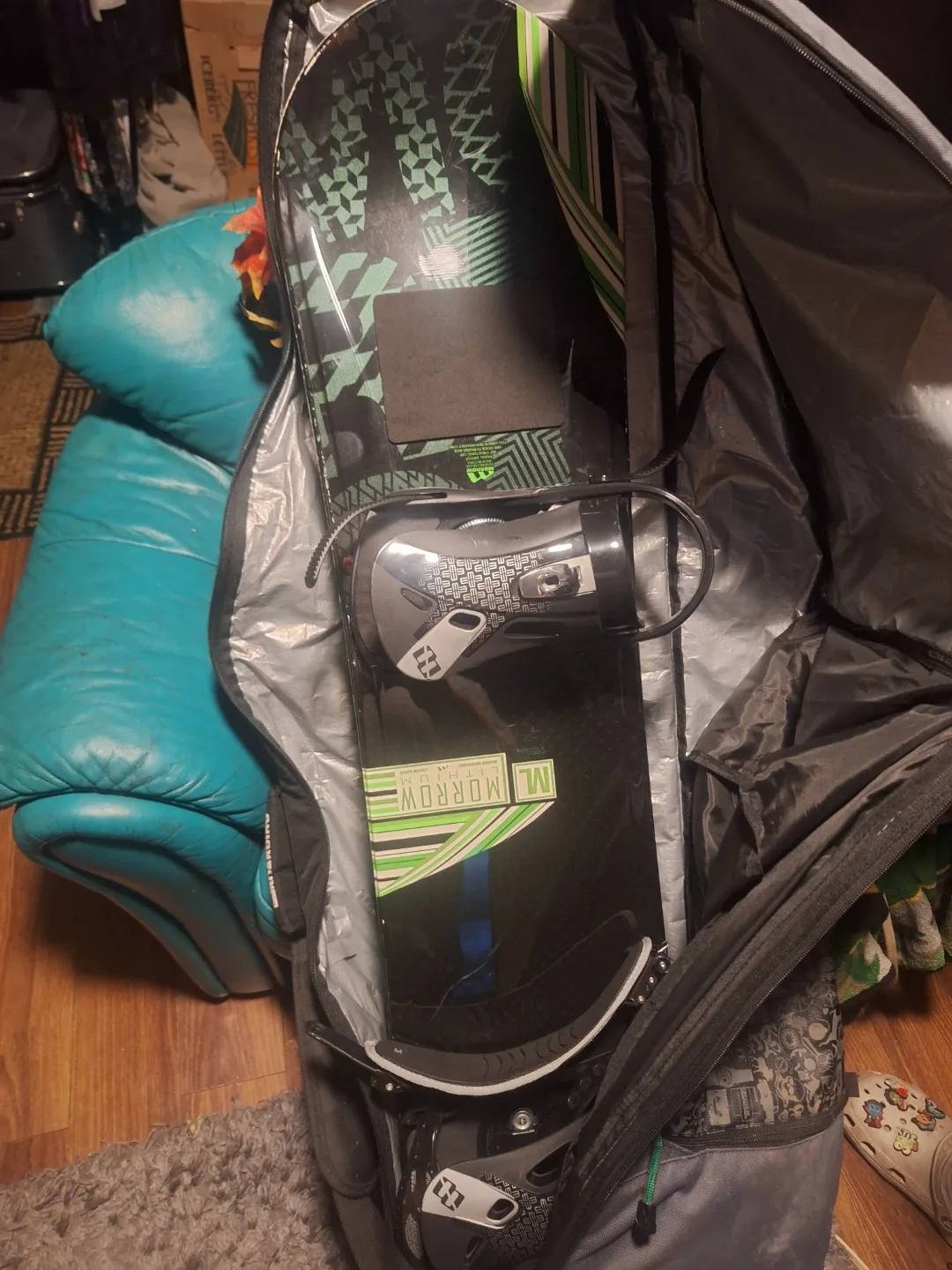 Morrow Snowboard w/ Bindings & Wedze Bag image indicator(4)