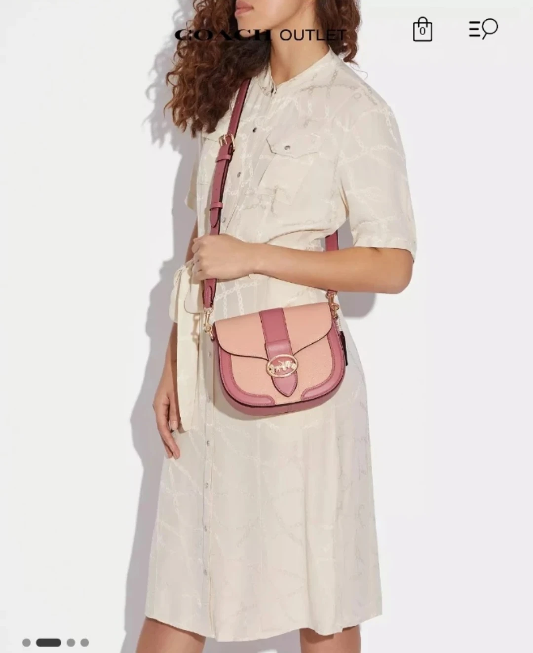 Brand New with tag Coach Georgia Saddle Crossbody - photo 2