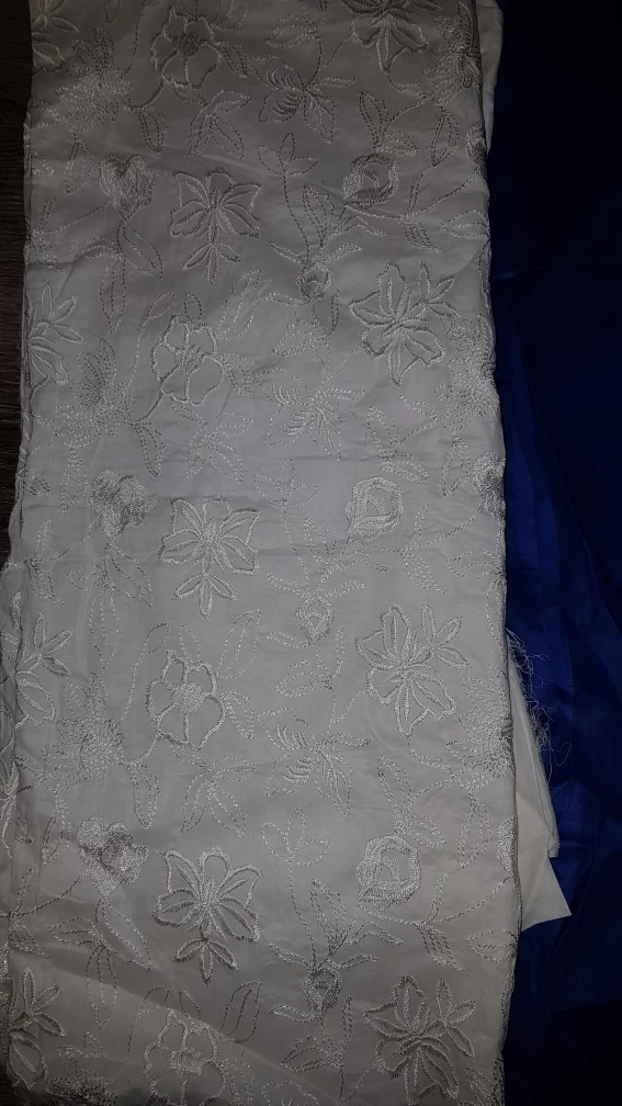 Fabric Pieces - Floral & Blue - photo 4