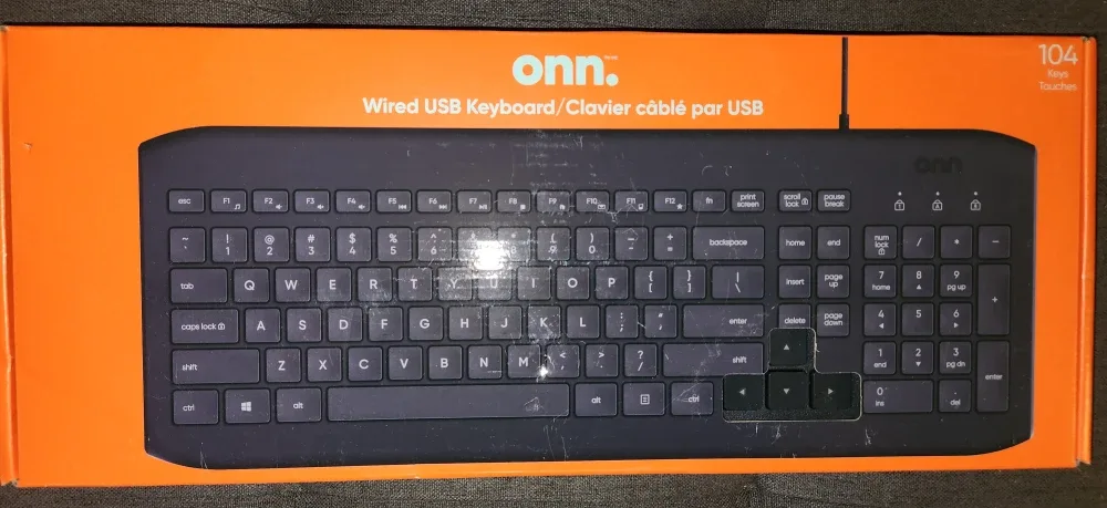 onn Wired USB keyboard