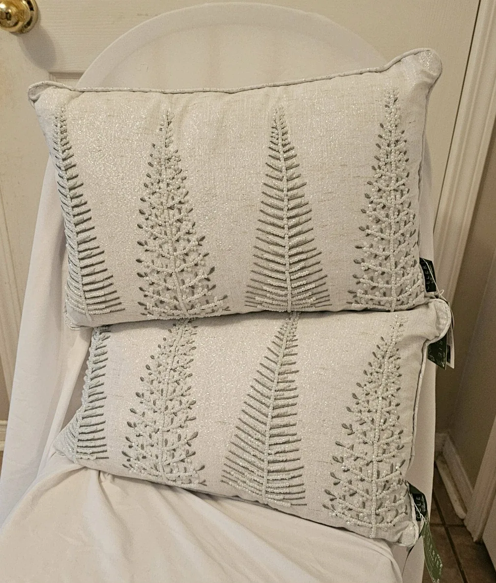 2Multi-ColouredCeleriebyCelerieKembleChristmasTree Decor Pillows