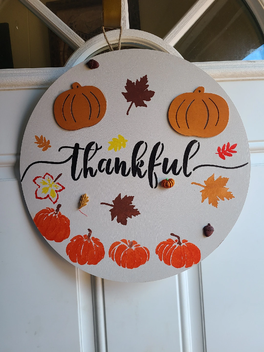 Thankful Fall Door Hanger