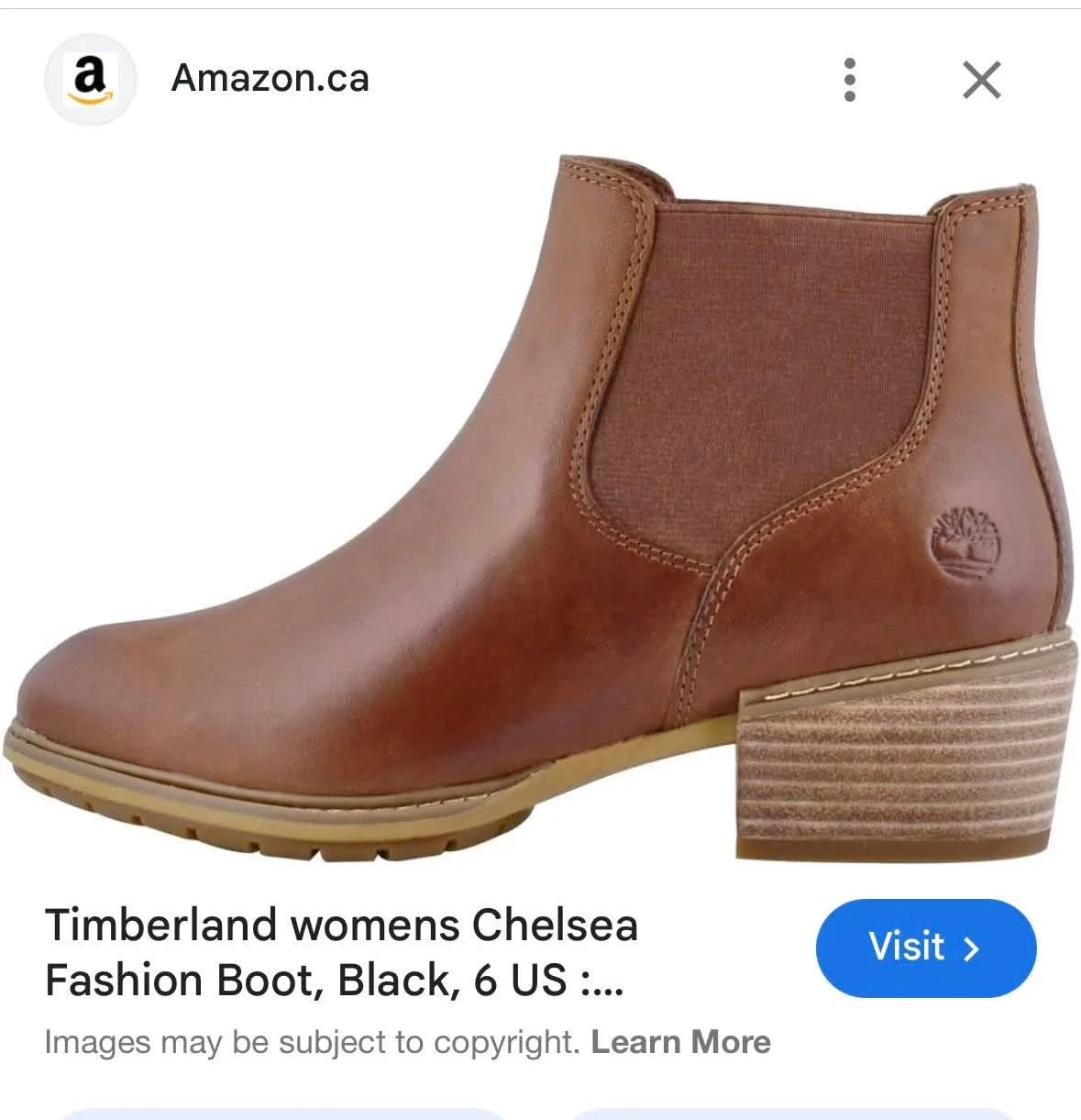 Timberland Women's Chelsea Boot, Brown, Size 6