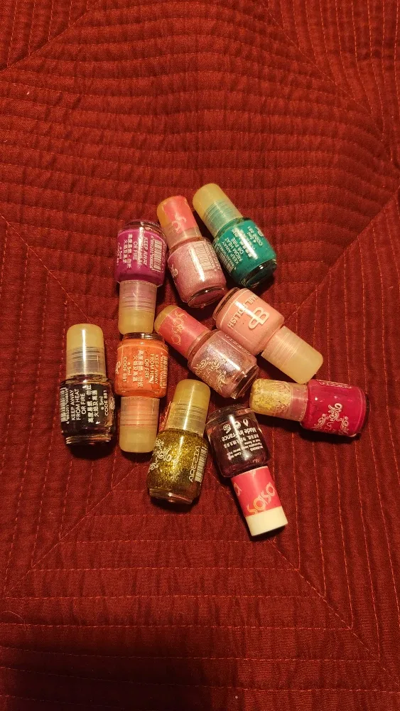 Free Used Assorted Nail Polish Lot
