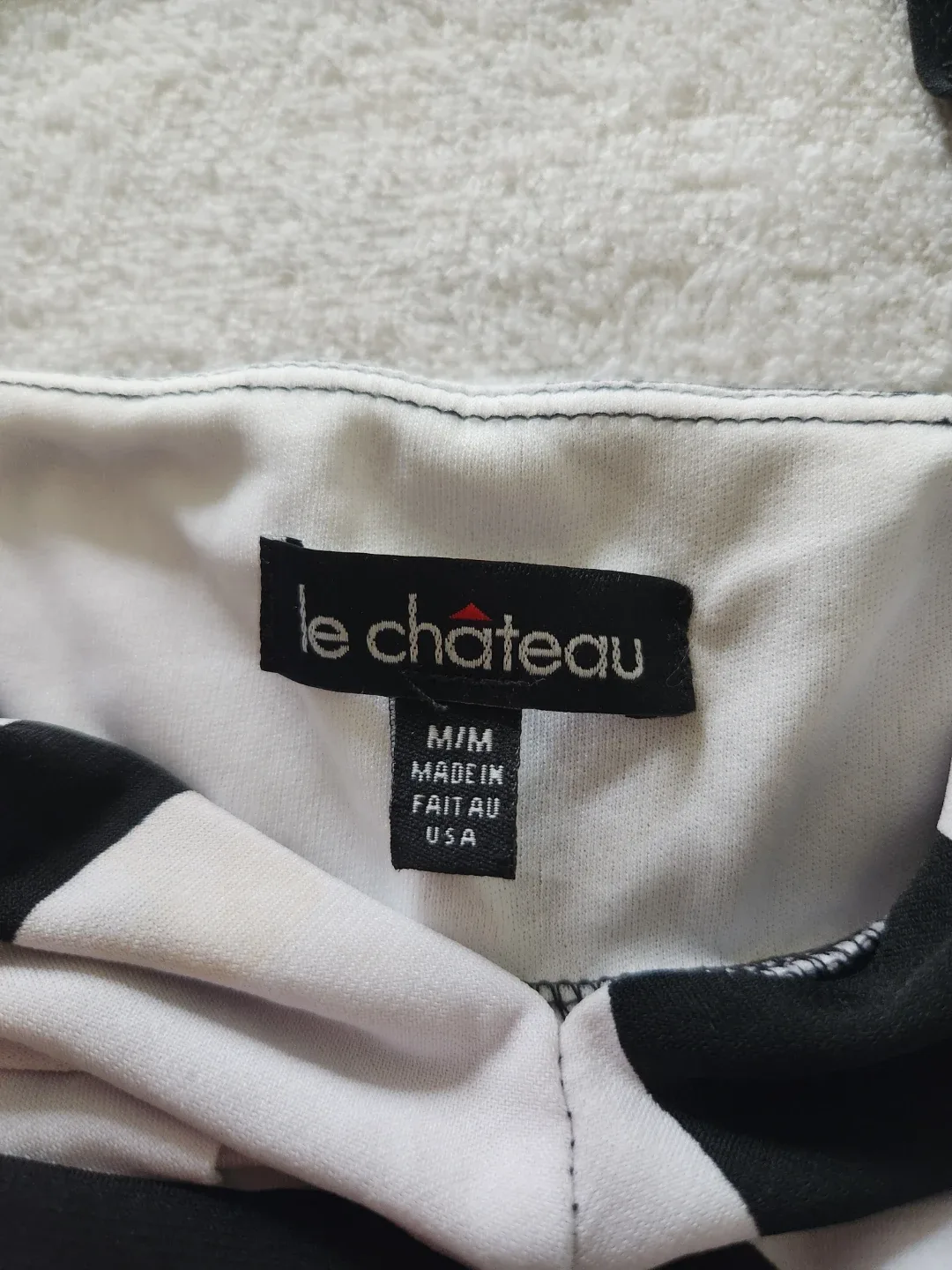 Le Chateau Black & White Floral Dress - Size M(ONLY PICK UP) image indicator(2)