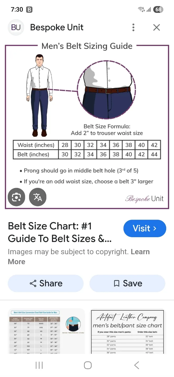 Two New Adjustable Black Belts Sized 40-44 image indicator(8)