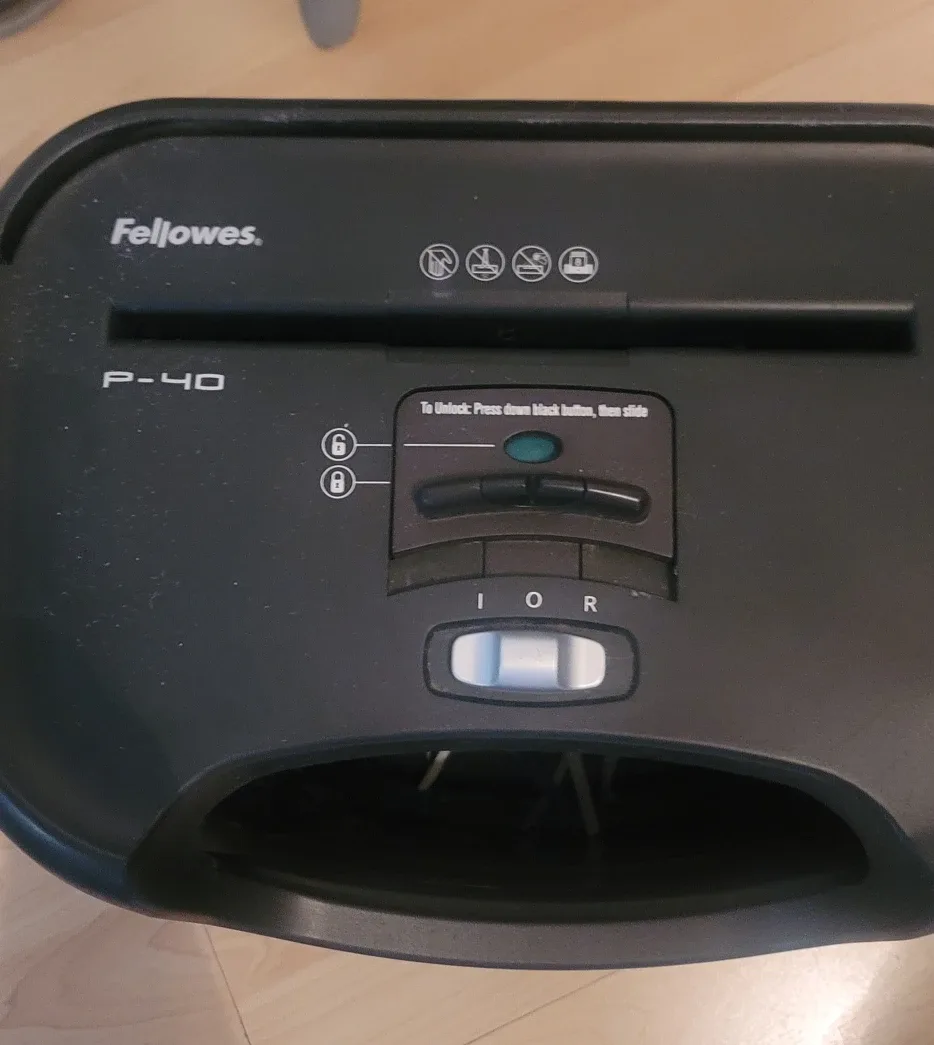 Fellowes P-40 Paper Shredder image indicator(2)