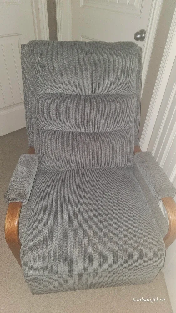 Green  Upholstered Armchair