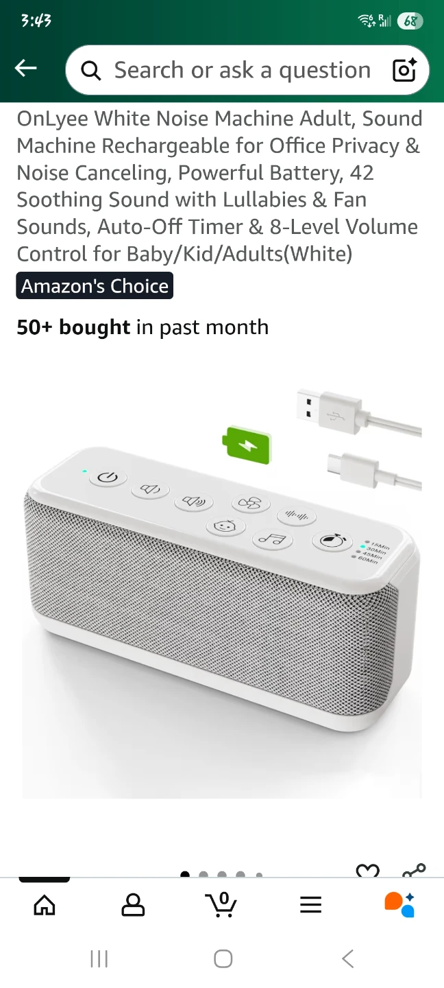White Noise Machine - Adult & Baby - NEW