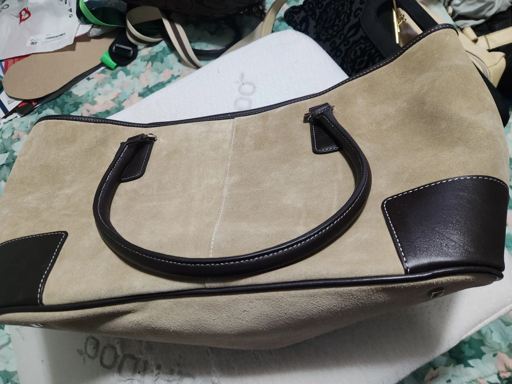Coach Suede Leather Tote Bag - photo 3
