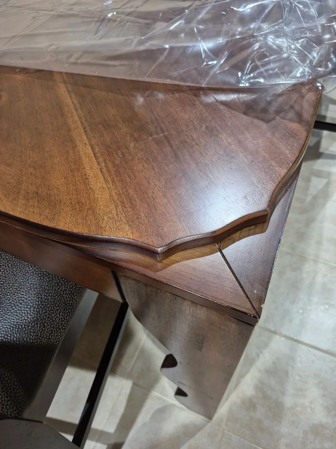 Dining Table with Chairs - Dark Wood image indicator(6)