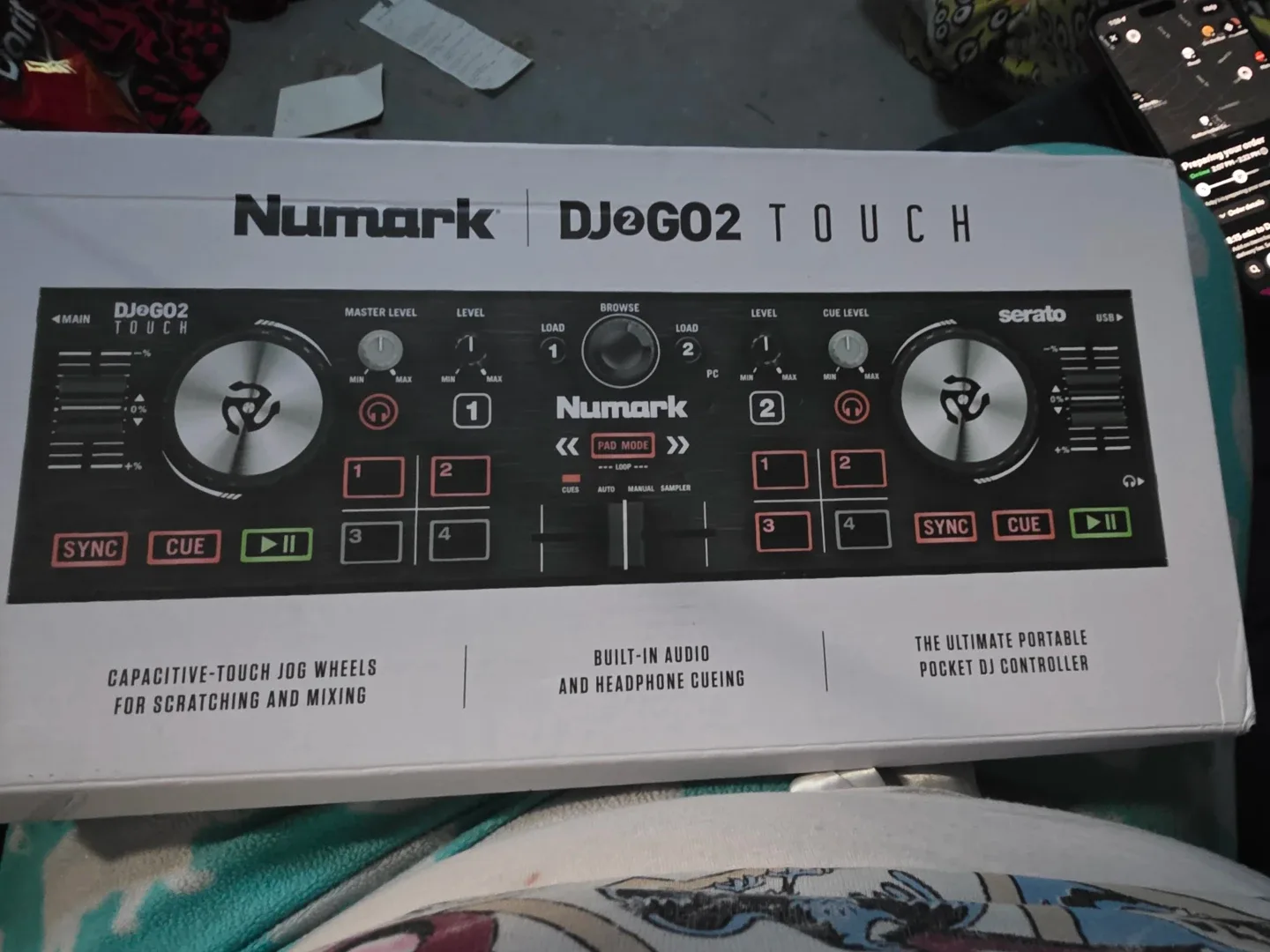 Numark DJ2GO2 Touch Pocket DJ Controller