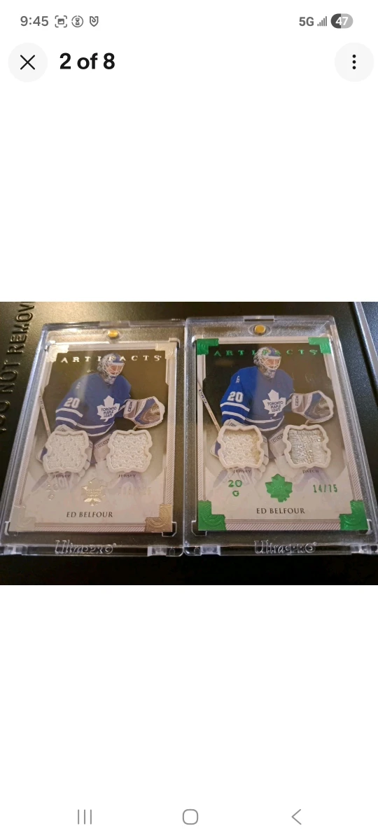 Ed Belfour Toronto Maple Leafs Artifacts Hockey Card Lot - photo 2