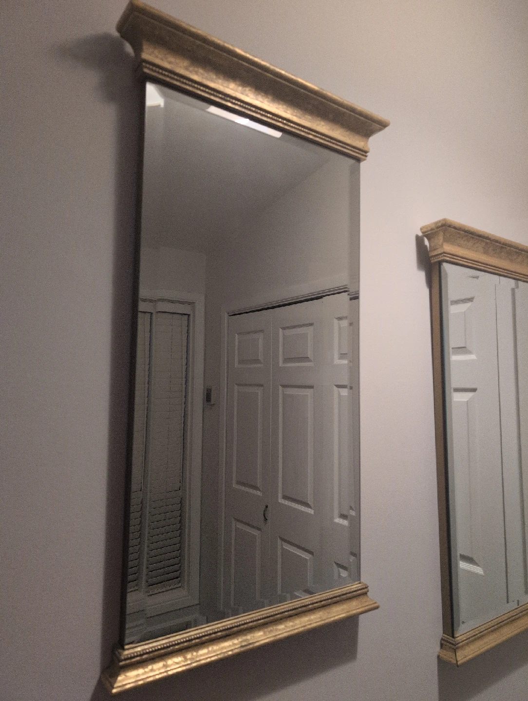 Two Gold Framed Mirrors - photo 3