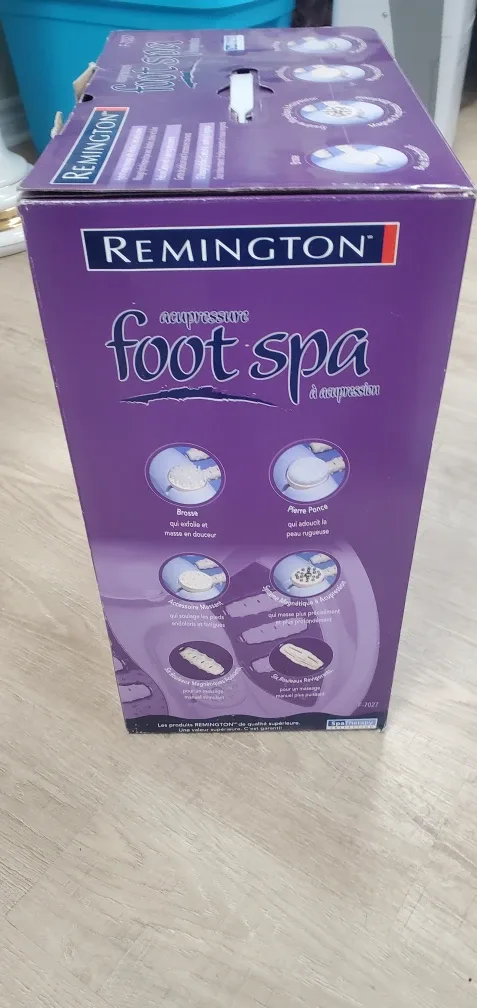 Remington Acupressure Foot Spa - New in Box! image indicator(2)