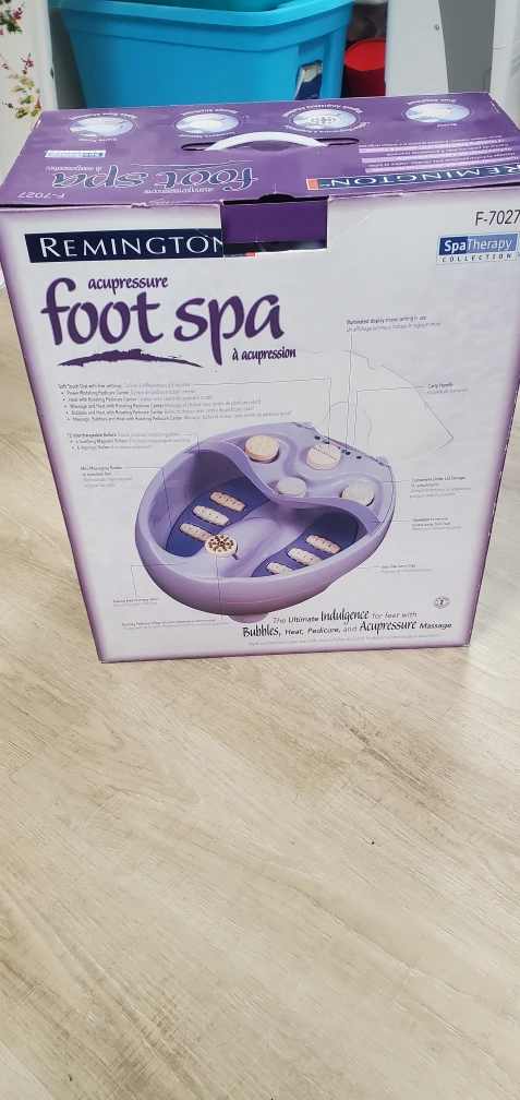 Remington Acupressure Foot Spa - New in Box! - photo 3