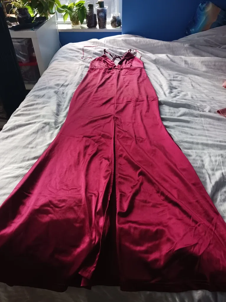 Another Story Burgundy Dress - Size M