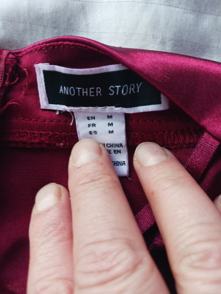 Another Story Burgundy Dress - Size M - photo 5