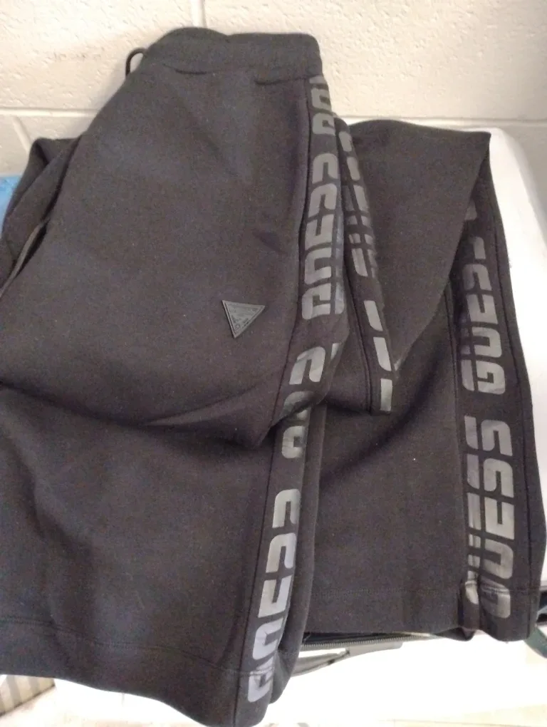 Guess Black Track Pants thumbnail