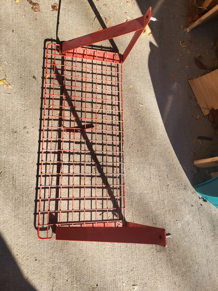 Red Metal Wire Shelf - 28x12 Inches image indicator(2)