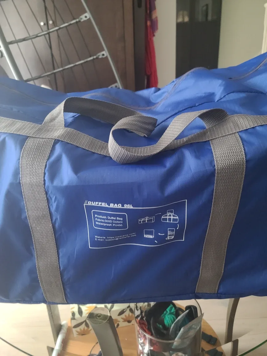 Redcamp 96L Blue Duffel Bag