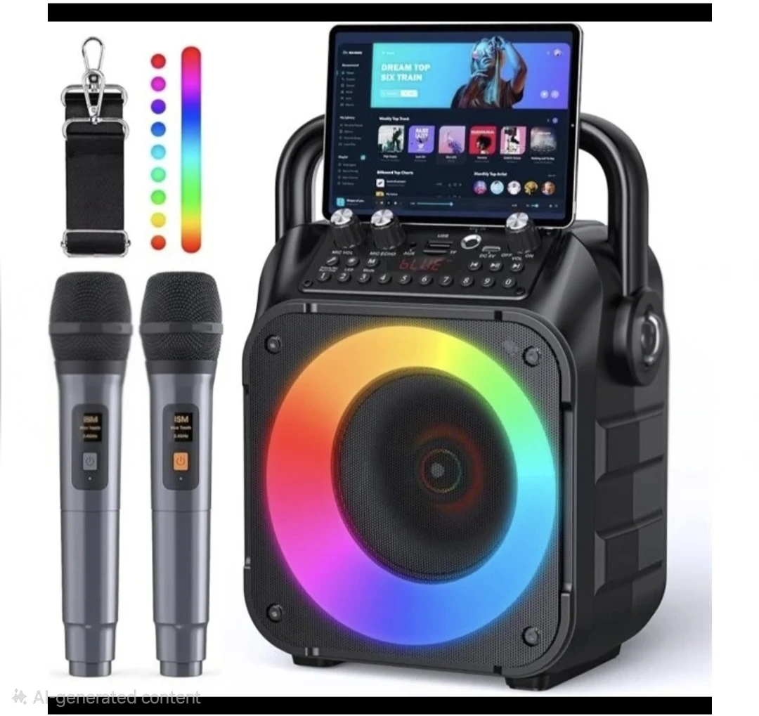 New Portable Bluetooth Karaoke Machine